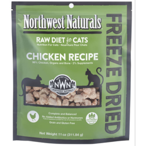 Northwest Naturals Freeze-Dried Chicken Nibbles Cat Food 11 oz on Sale