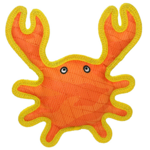 VIP Duraforce Crab Tiger Orange & Yellow Dog Toy Online Hot Sale