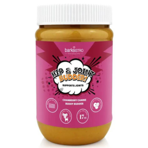 Bark Bistro Peanut Butter Cranberry Canine Hip & Joint Buddy Budder 17 oz Supply