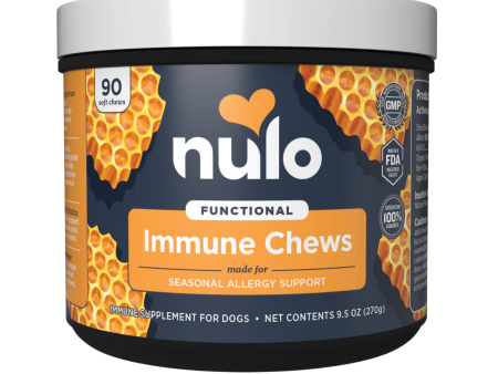 Nulo Beef Flavored Soft Chew Immune & Allergy Supplement for Dogs, 90 Count Fashion