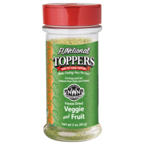 Northwest Naturals Freeze-Dried Veggie & Fruit Topper Dog and Cat Food 3 oz For Sale