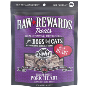 Northwest Naturals Freeze-Dried Pork Heart Dog and Cat Treats 3 oz Online now