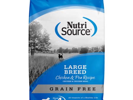 NutriSource Grain-Free Large Breed Chicken & Pea Formula Dry Dog Food Sale