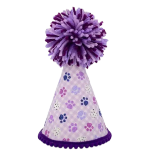 Pup Party Hats Purple Paws Party Hat for Dogs and Cats Assorted Hot on Sale