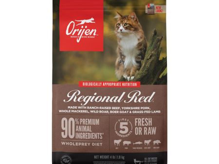 Orijen Regional Red Grain-Free Dry Cat Food Sale