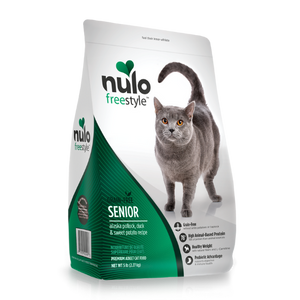 Nulo Freestyle Senior Alaska Pollock, Duck & Sweet Potato Recipe Grain-Free Dry Cat Food on Sale