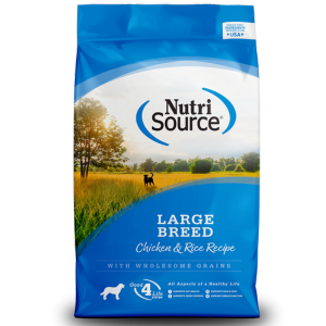 NutriSource Large Breed Adult Chicken & Rice Formula Dry Dog Food For Sale