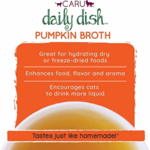 Caru Daily Dish Pumpkin Broth for Dogs & Cats 1.1 lbs Online Hot Sale