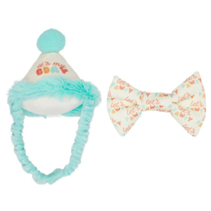 Pearhead Happy Purrday Cat Hat and Bowtie Set Online