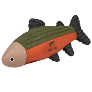 Tall Tails 9  Fish Latex Squeaker Dog Toy Online now