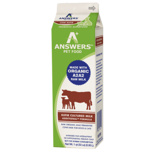 Answers Pet Food Raw Organic A2 Cows Milk Kefir, 1 Quart Discount