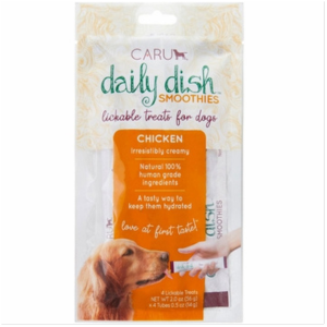 Caru Daily Dish Smoothie Chicken Lickable Dog Treats, 2 oz Online Sale