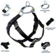 2 Hounds Design Freedom No-Pull Dog Harness With Leash Black Online Hot Sale