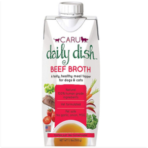 Caru Daily Dish Beef Broth for Dogs & Cats 1.1 lbs Online Hot Sale