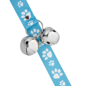 Poochie Pets PoochieBells® Dog Doorbells Signature Tracks Light Blue Fashion