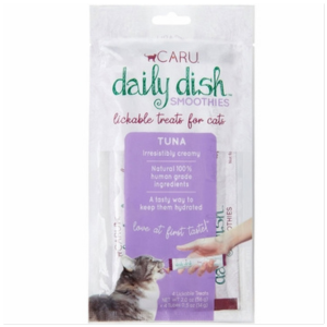 Caru Daily Dish Smoothie Tuna Lickable Cat Treats, 2 oz on Sale