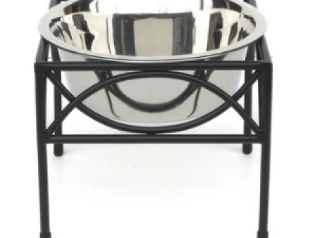 Pets Stop Regal Single Diner Feeder Black Online Hot Sale