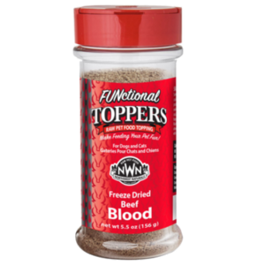 Northwest Naturals Freeze-Dried Beef Blood Topper Dog and Cat Food 5.5 oz Online