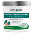 Vet s Best Dental Care Finger Wipes for Dogs & Cats Fashion