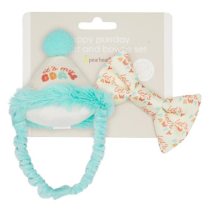 Pearhead Happy Purrday Cat Hat and Bowtie Set Online