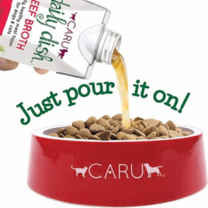 Caru Daily Dish Beef Broth for Dogs & Cats 1.1 lbs Online Hot Sale