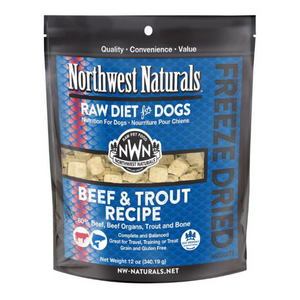 Northwest Naturals Freeze-Dried Beef & Trout Dog Food Online now