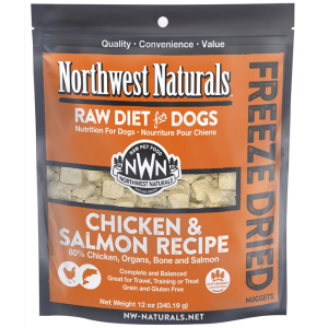 Northwest Naturals Freeze-Dried Raw Chicken And Salmon Nuggets Dog Food For Cheap