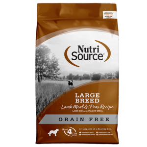 NutriSource Grain-Free Large Breed Lamb Meal & Peas Formula Dry Dog Food Online Sale