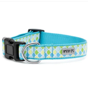 The Worthy Dog Blue Mermaid Dog Collar Hot on Sale