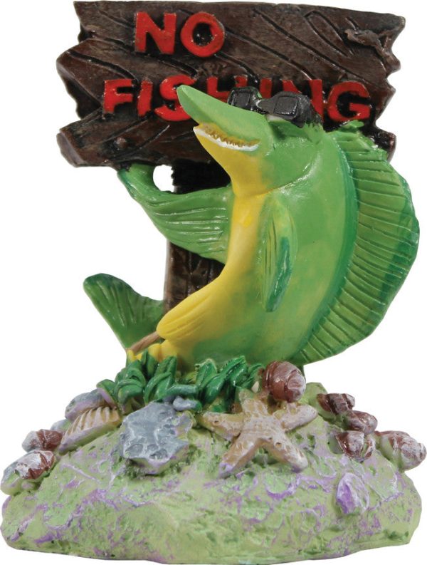 Bio Bubble Pets Llc - No Fishing Marlin Aquarium Ornament Cheap